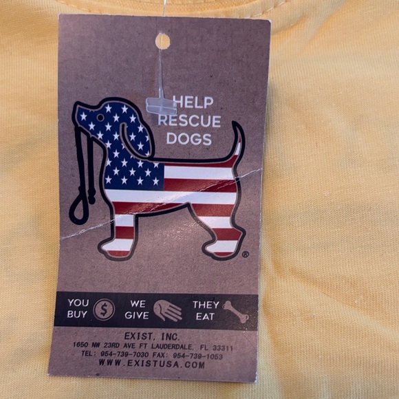 Southern Spirit Puppy Life Sunny Yellow Short Sleeve Tee Generous Size Sm NWT - Picture 8 of 14